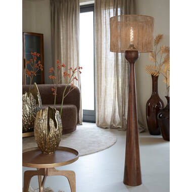 Kap cilinder 40-40-30 cm TOSSA jute naturel
