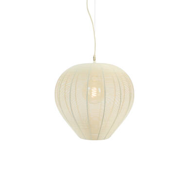 Hanging lamp Ø40x42 cm HORAN matt cream