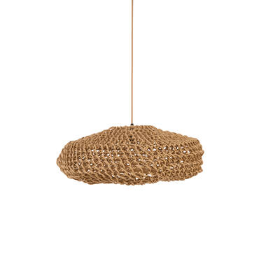 Hanging lamp Ø55x22 cm TWAN light brown