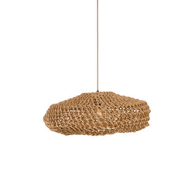 Hanging lamp Ø55x22 cm TWAN light brown