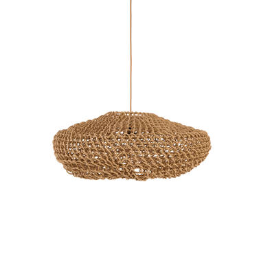 Hanging lamp Ø65x25 cm TWAN light brown