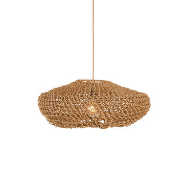 Hanging lamp Ø65x25 cm TWAN light brown