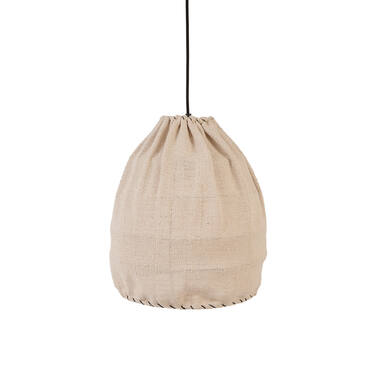 Hanging lamp Ø35x40 cm THIEUX beige+black