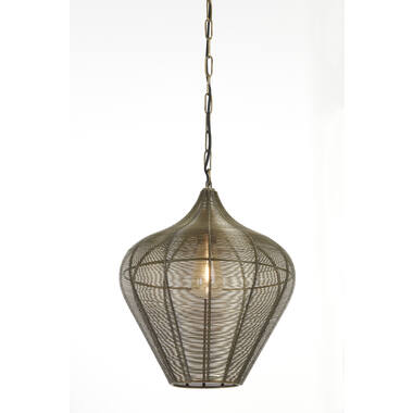 Hanglamp Ø36x40 cm ALVARO antiek brons
