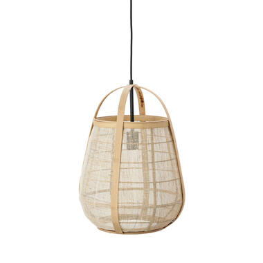Hanglamp Ø38x50 cm JACINTO naturel