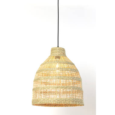 Hanging lamp Ø38x43 cm SAGAR seagrass natural