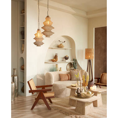 Hanglamp Ø40x70 cm NAKISHA zand