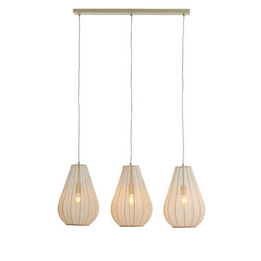 Hanging lamp 3L 80x8x40 cm ITELA sand