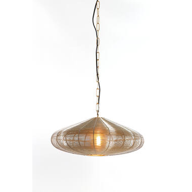 Hanging lamp Ø51x20 cm BAHOTO light gold