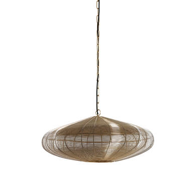Hanging lamp Ø60x23 cm BAHOTO light gold