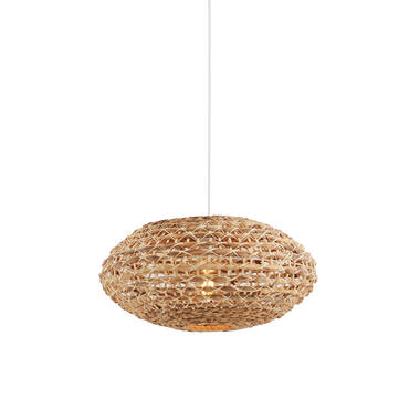 Hanging lamp Ø50x23,5 cm TRIPOLI rattan natural