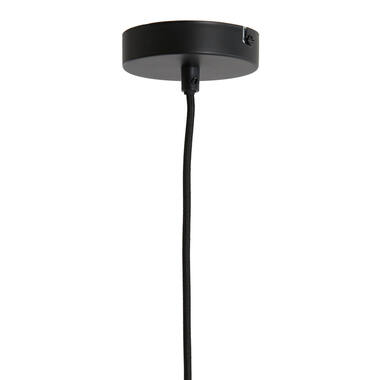 Hanging lamp Ø40x33 cm MALACIA velvet burgundy