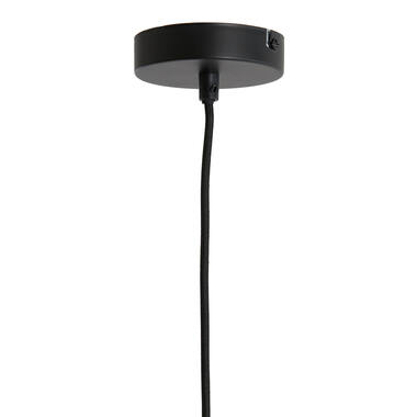 Hanging lamp Ø60x41 cm MALACIA velvet burgundy