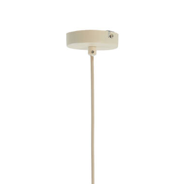 Hanging lamp Ø45x32,5 cm SULINA raffia natural+green