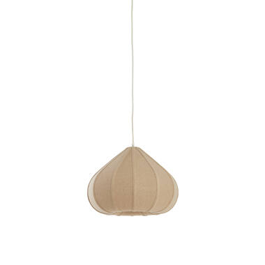 Hanglamp Ø40x28,5 cm ZUBEDA linnen naturel