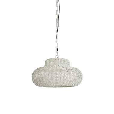 Hanging lamp Ø47x26 cm PIEDRA cream