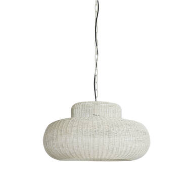 Hanging lamp Ø59x31,5 cm PIEDRA cream