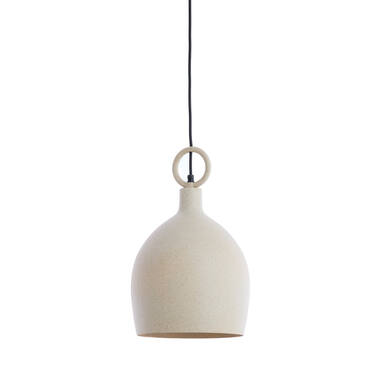 Hanging lamp Ø24x39 cm ROSERO sand+light brown spotted
