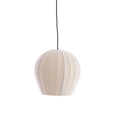 Hanglamp Ø35x33 cm ZAGORI bouclé zand