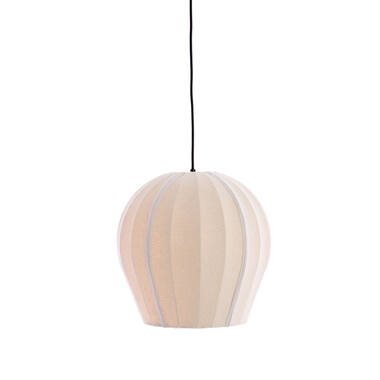 Hanglamp Ø35x33 cm ZAGORI bouclé zand