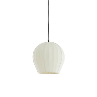 Hanglamp Ø35x33 cm ZAGORI bouclé crème