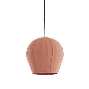 Hanglamp Ø44x42 cm ZAGORI bouclé koraal