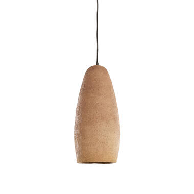 Hanglamp Ø26x56 cm DIVALA antiek donker terra