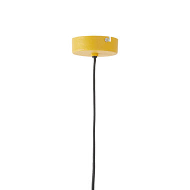 Hanglamp Ø39x20 cm NEIVA mat okergeel