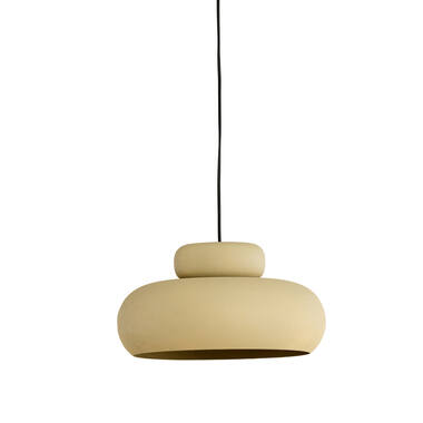 Hanging lamp Ø39x20 cm NEIVA matt brown-grey