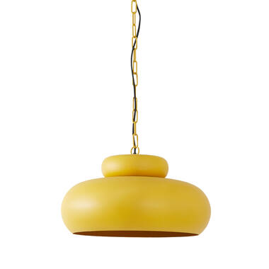 Hanglamp Ø46x30 cm NEIVA mat okergeel