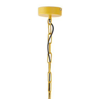 Hanglamp Ø46x30 cm NEIVA mat okergeel