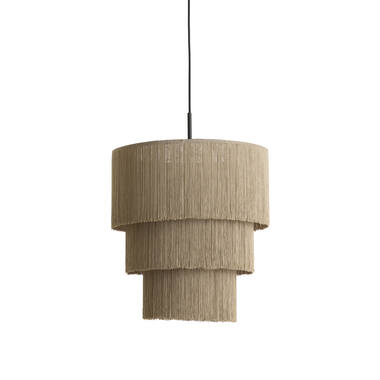 Hanglamp 3L Ø45x50 cm MALAIKA taupe