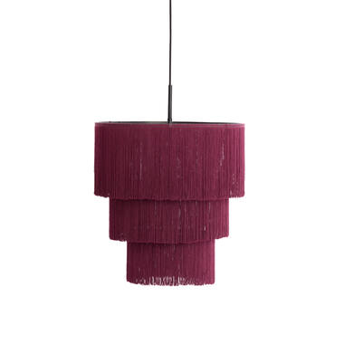 Hanging lamp 3L Ø45x50 cm MALAIKA dark purple