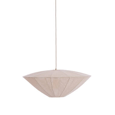 Hanging lamp Ø60x25 cm SATILLA cream