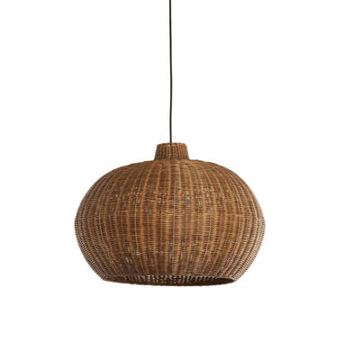 Hanglamp Ø55x40,5 cm MELZOR rotan donker bruin
