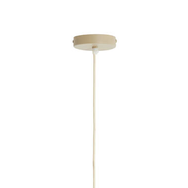 Hanging lamp Ø51x48 cm ESMIRIA natural+dark brown