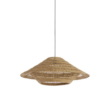Hanging lamp Ø80x30 cm OWANA seagrass natural