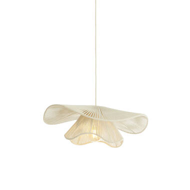 Hanging lamp Ø60x22 cm ELCKA cream
