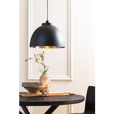 Hanging lamp Ø45x32 cm KYLIE black-nickel