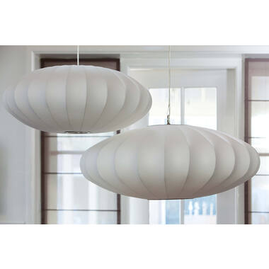 Hanging lamp Ø50x22 cm FAY white