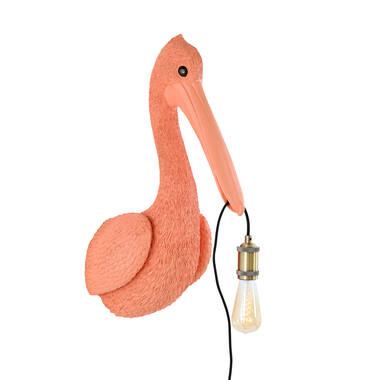 Wandlamp 33x28x63 cm PELICAN koraal