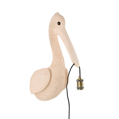 Wandlamp 33x28x63 cm PELICAN licht roze