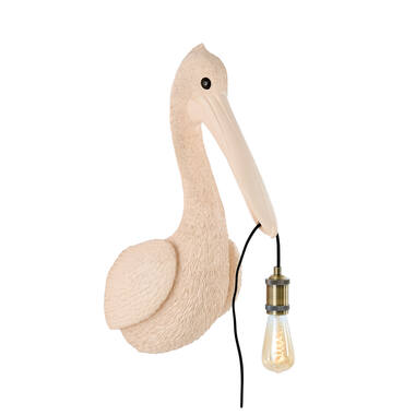 Wandlamp 33x28x63 cm PELICAN licht roze