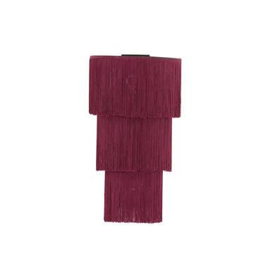 Wall lamp 2L 33x14x59 cm MALAIKA dark purple