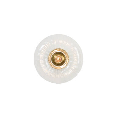 Wall lamp Ø30 cm MASHA glass clear+gold