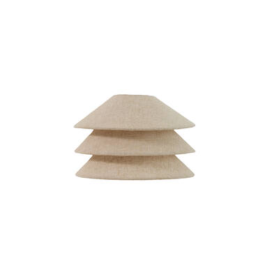 Wall lamp E14 28x14x19 cm WARIDO linen natural