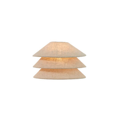 Wall lamp E14 28x14x19 cm WARIDO linen natural