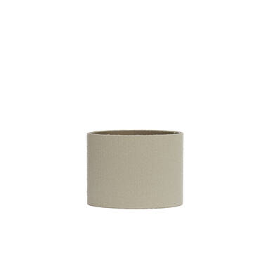 Pantalla de lámpara ovalado recto y estrecho 38-17,5-28 cm BOLERO blanco