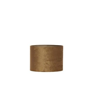 Pantalla de lámpara ovalado recto y estrecho 38-17,5-19 cm GEMSTONE bronce