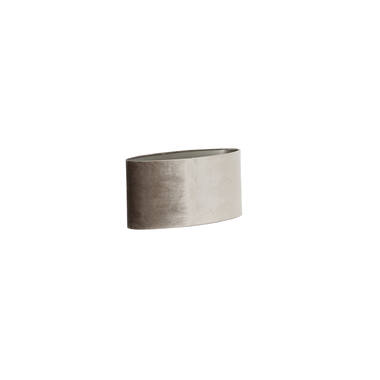 Shade oval straight slim 38-17,5-19 cm PALATA taupe